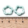 Flower Hollow Glazed Porcelain Bead Frame PORC-A034-09A-3
