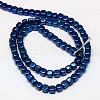 Electroplate Non-magnetic Synthetic Hematite Beads Strands G-J172-2x2mm-01-2