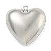Heart Brass Pendants KK-N254-98P-1