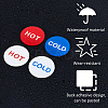 16 Pairs 2 Style Acrylic Public Signs DIY-FH0008-28C-4