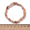 Natural Sunstone Beads Stretch Bracelets for Women BJEW-Z158-02C-01-5
