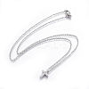 304 Stainless Steel Pendant Necklaces NJEW-E141-25-2
