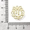 Alloy Rhinestone Pendants FIND-K028-02G-3