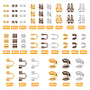 900Pcs 3 Colors Ending Findings Kits for DIY Jewelry KK-SC0001-89-2