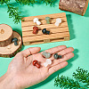 10Pcs Natural & Synthetic Gemstone Mushroom Figurines G-TA0002-08-7