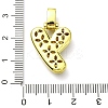 Brass Micro Pave Clear Cubic Zirconia Pendants KK-M279-01G-Y-3