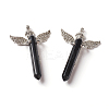 Natural Obsidian Big Pendants G-F586-A07-1