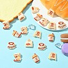 50Pcs 5 Styles Coffee Theme Opaque Resin Decoden Cabochons FIND-CJ0011-15-5