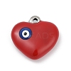 304 Stainless Steel Enamel Pendants STAS-Q350-19P-2