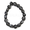 Natural Larvikite Beads Strands GG-CBA787B-A37-5