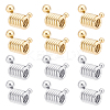 12Pcs 2 Colors 316 Surgical Stainless Steel European Beads STAS-DC0007-89-1