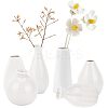 6Pcs 6 Style Mini Ceramic Floral Vases for Home Decor BOTT-NB0001-05-1