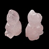 Natural Rose Quartz Carved Healing Figurines G-B062-04E-3