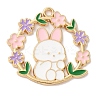 Alloy Enamel Pendants ENAM-147-03D-G-1