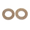 Tibetan Style Alloy Rondelle Big Pendants X-EA13278Y-AB-2