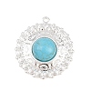 Synthetic Turquoise Pendants LS-STAS-H253-01D-S-1