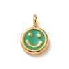Ion Plating(IP) 304 Stainless Steel Enamel Charms STAS-G351-04G-2