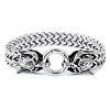 Skull Viking 304 Stainless Steel Wheat Chain Bracelets for Men FS-WGC8E20-07-1