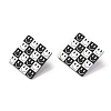 Resin Stud Earrings LS-EJEW-I257-01G-1
