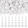100Pcs 5 Styles Opaque Acrylic Beads MACR-TADJ0001-12H-2