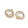 304 Stainless Steel Rhinestone Pendants STAS-P453-09G-M-3