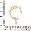 Brass Micro Pave Cubic Zirconia Findings KK-D378-20G-3