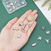 20Pcs 5 Style 201 Stainless Steel Pendants STAS-UN0030-22-2