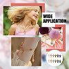 12Pcs 6 Styles Natural & Synthetic Mixed Gemstone Copper Wire Wrapped Pendants PALLOY-AB00182-6