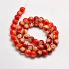 Round Millefiori Glass Beads Strands LK-P002-11-2