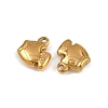 304 Stainless Steel Charms STAS-G357-06G-01-2