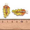 Thanksgiving Day Theme Alloy Enamel Pendants ENAM-T020-52I-01-3