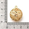 Brass with Cubic Zirconia Pendants KK-E792-28G-01-3