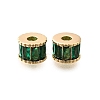 Brass Glass Beads KK-M318-51G-2