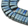 Electroplated Non-magnetic Synthetic Hematite Beads Strands G-C106-B01-03A-3
