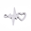 Non-Tarnish 201 Stainless Steel Pendants STAS-S081-075-2