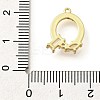 Brass Micro Pave Cubic Zirconia Pendants KK-M310-01G-17-3