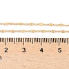 Brass Dapped Chain Necklaces for Women Men NJEW-Z068-11G-5