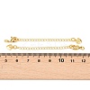 Brass Curb Chain Extender KK-L265-02G-3