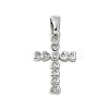 Brass Micro Pave Cubic Zirconia Pendants KK-U056-50P-1