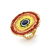 304 Stainless Steel Enamel Finger Rings for Women LS-RJEW-Z096-01G-02-2