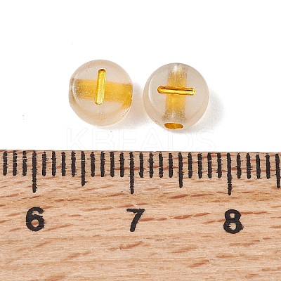 Luminous Transparent Acrylic Beads OACR-P037-01B-I-1