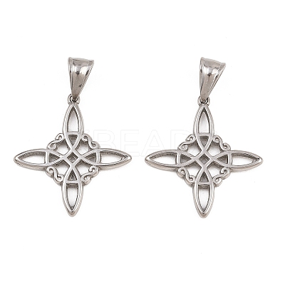 304 Stainless Steel Pendants STAS-B167-20A-P-1