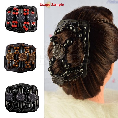 Plastic Hair Bun Maker OHAR-S197-017-1