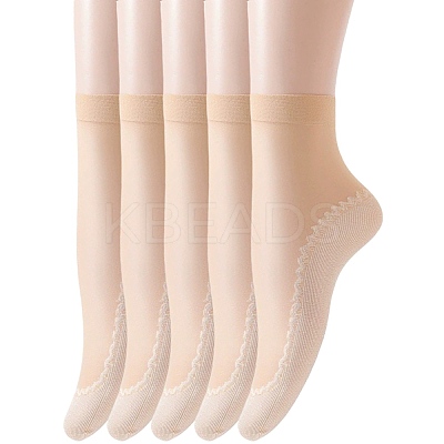 Nylon Silk Socks for Women AJEW-WH20018-85A-1