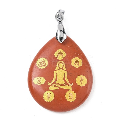 Natural Mixed Gemstone Pendants G-F786-09D-1