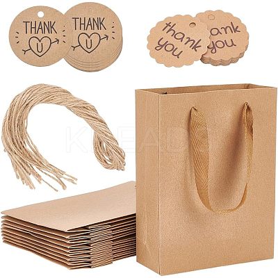 Rectangle Kraft Paper Bags with Handle CARB-NB0001-05-1