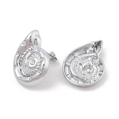 304 Stainless Steel Stud Earrings for Women EJEW-C120-19P-1