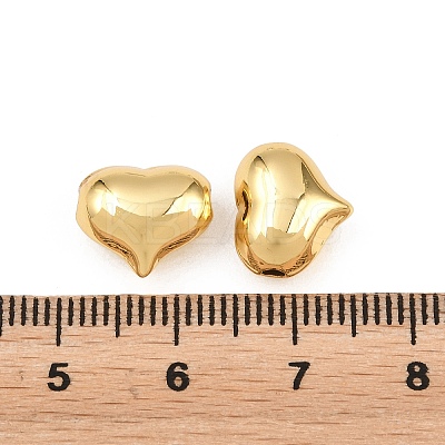 Valentine's Day Brass Beads KK-H292-51B-G-1