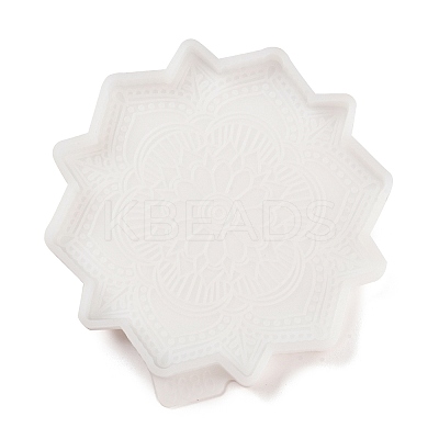 Mandala Flower Coaster DIY Silicone Mold LS-DIY-K072-05B-1