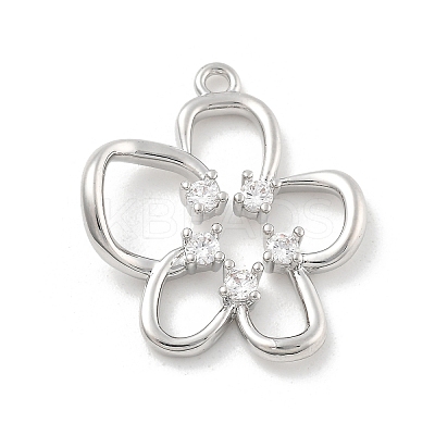 Brass Micro Pave Cubic Zirconia Pendants LS-KK-D283-05P-1